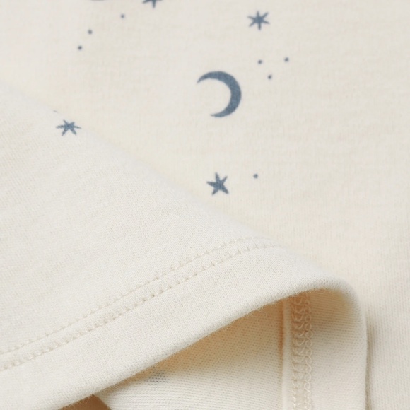 Quincy Mae Long Sleeved Moons Tee, NWT, 6-12M - Picture 3 of 7